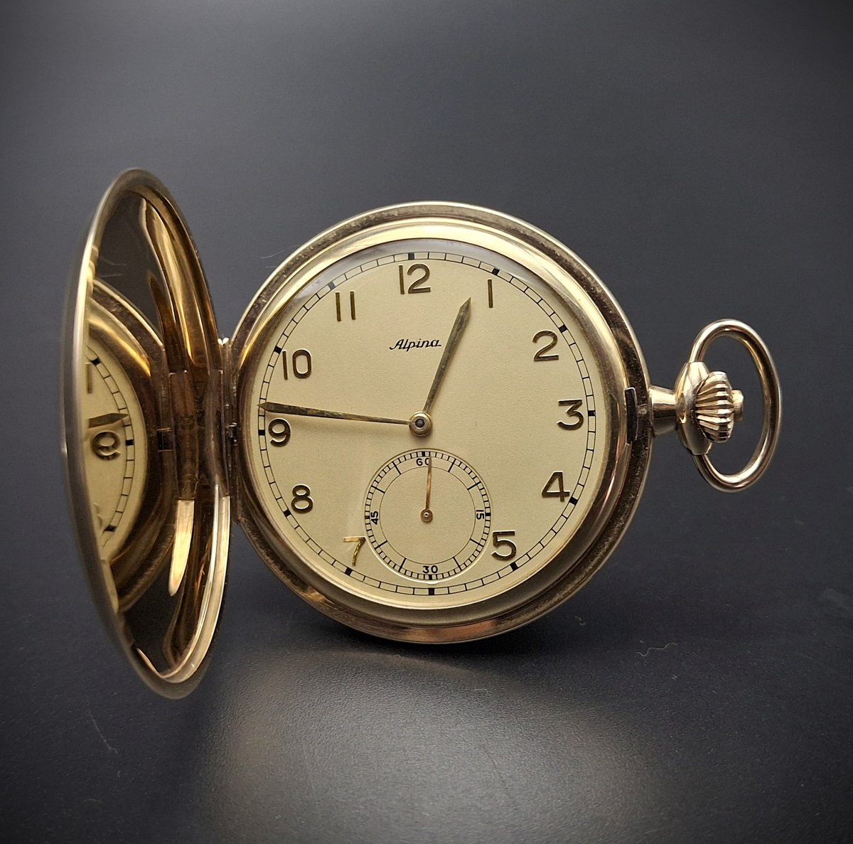Orologio da tasca savonette  Alpina , 1930