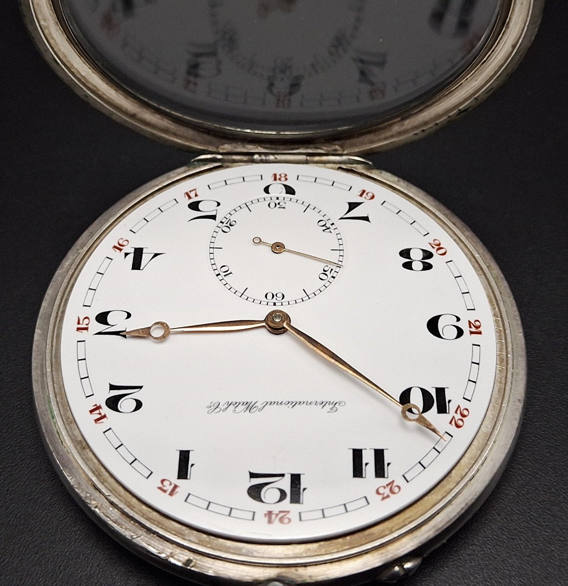 Orologio da tasca IWC International Watch Co,  57mm, anno 1919-photo-4