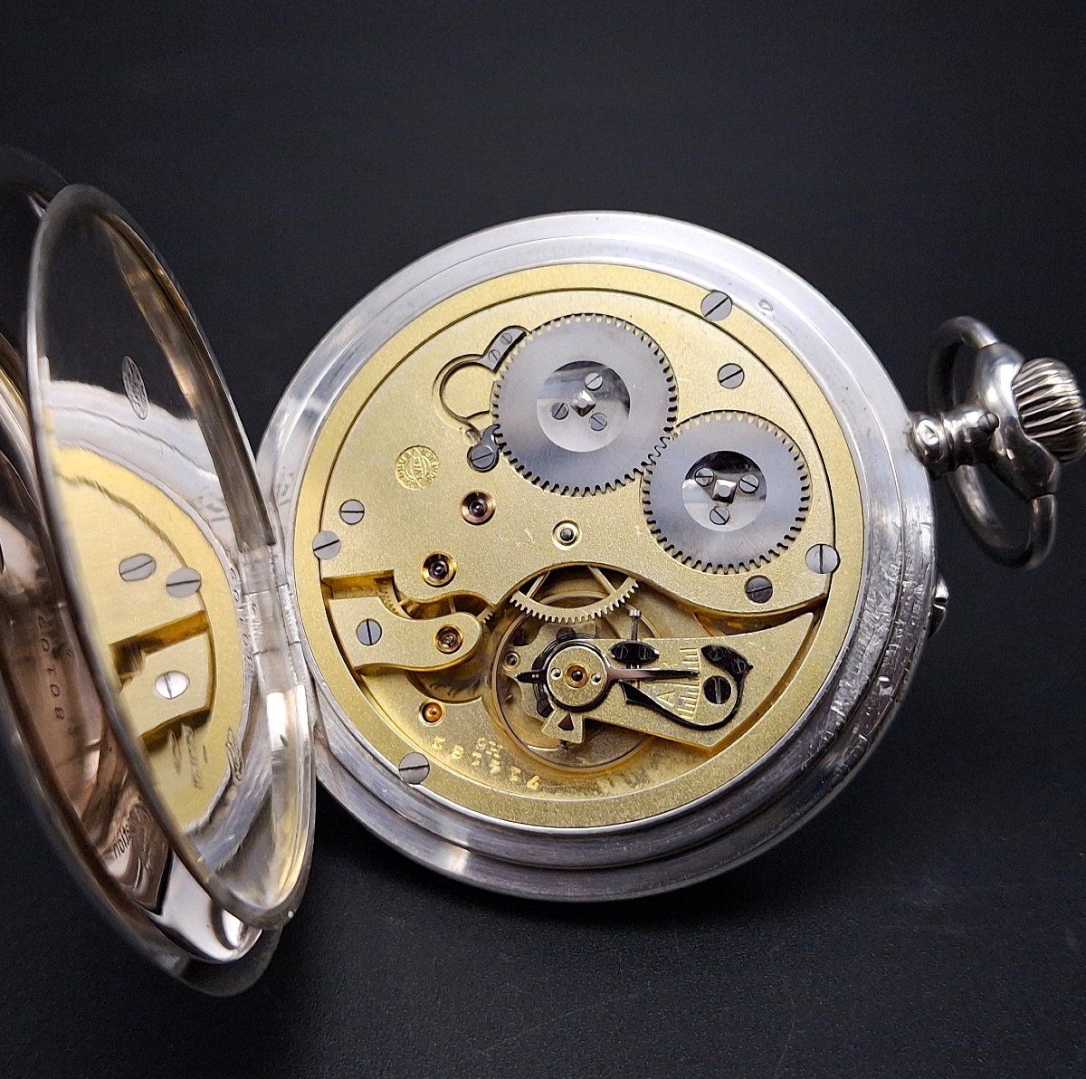 Orologio da tasca IWC International Watch Co,  57mm, anno 1919-photo-7