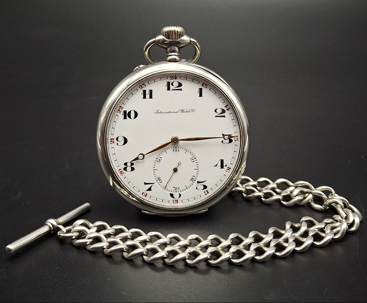 Orologio da tasca IWC International Watch Co,  57mm, anno 1919
