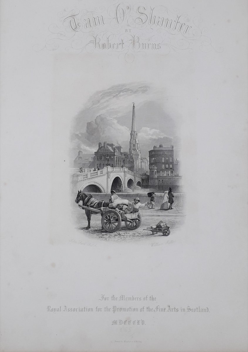 Recueil De Gravures Du Poème Tam O 'Shanter écrit Par Le Poète Robert Burns, 1855-photo-4