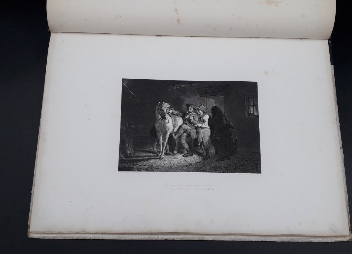 Recueil De Gravures Du Poème Tam O 'Shanter écrit Par Le Poète Robert Burns, 1855-photo-4