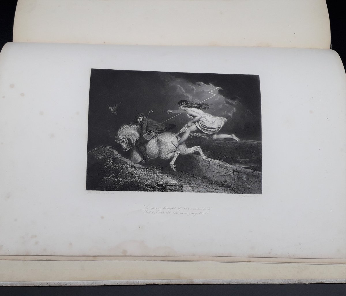 Recueil De Gravures Du Poème Tam O 'Shanter écrit Par Le Poète Robert Burns, 1855-photo-5