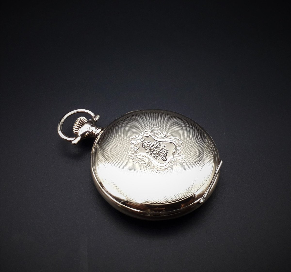 Rare Montre Gousset Modernista avec heures sautante, 1905-photo-4