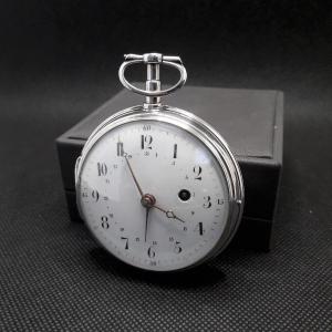 Grande orologio da tasca a verga con calendario, epoca 700