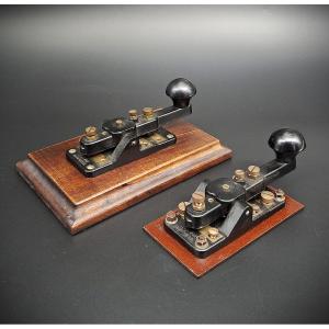 Tasto telegrafico Morse, set di 2.