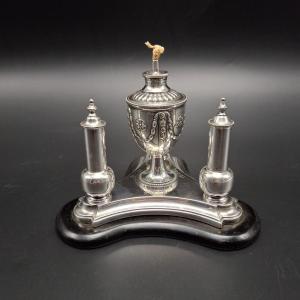 Accendino da tavolo per sigari, Elkington & Co, 1889