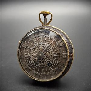 Raro orologio Oignon francese con funzione ripetizione, Jean Godde Laisne, 1695 circa.