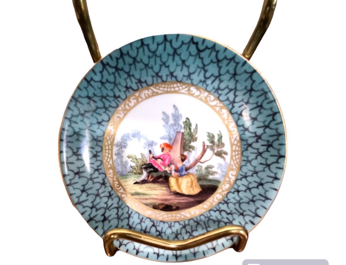 Tazzina con piattino in porcellana di meissen -photo-3