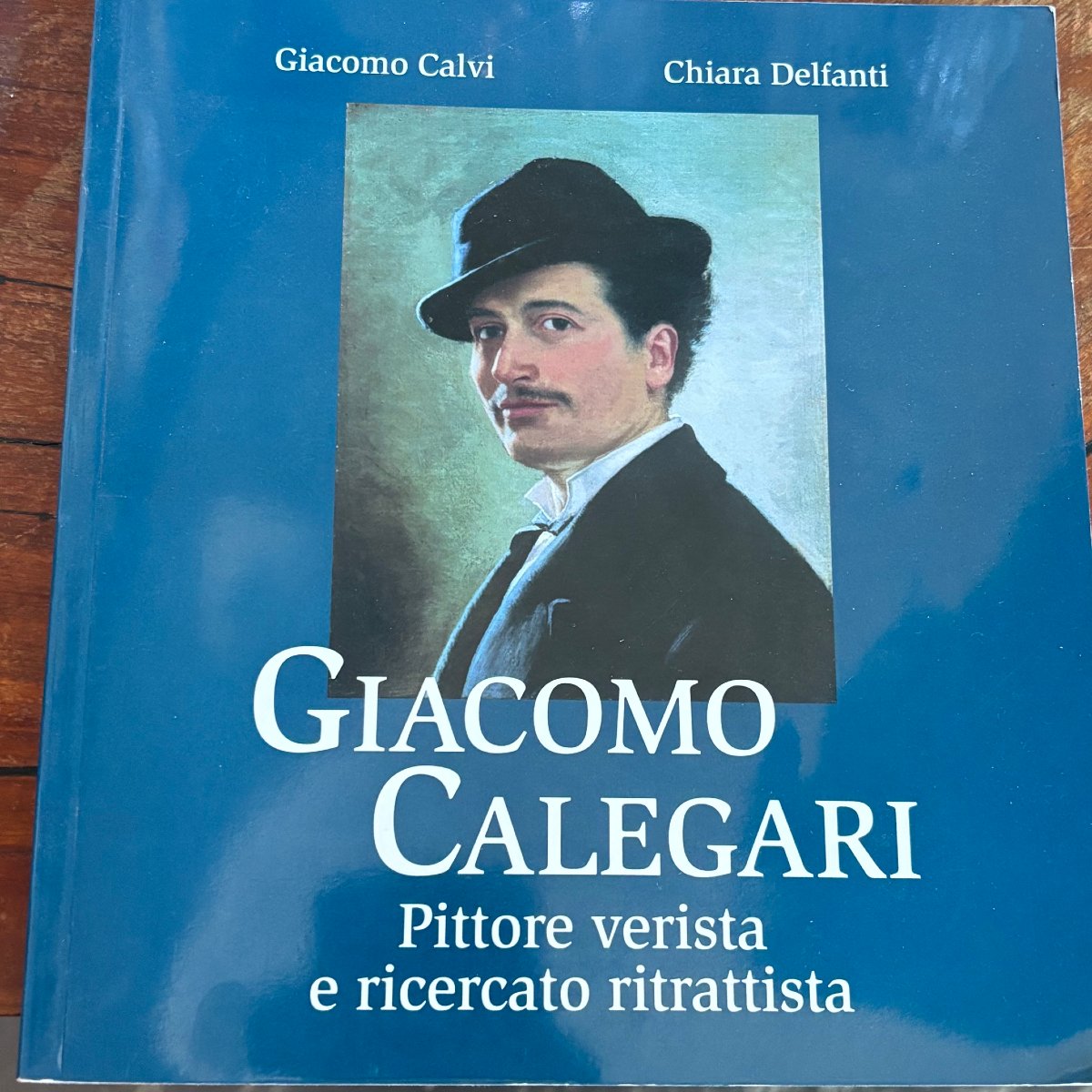 Antico dipinto olio di nobile, autore Giacomo Calegari Bergamo 1899 pittore verista . 130x105-photo-2