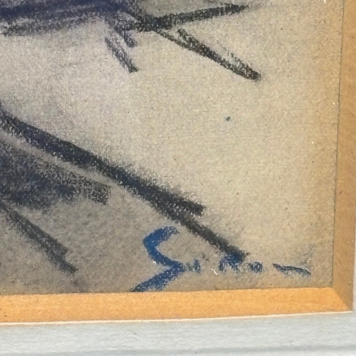 Mario Sironi .” La riunione “. Grafite e acquerello su Carta . cm 28 x cm 24 -photo-1