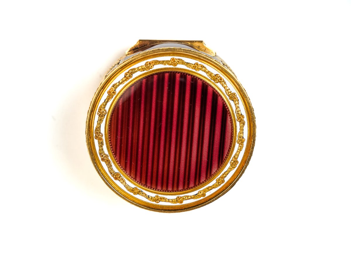 Tabacchiera in oro, smalti e miniatura – Ginevra, ca. 1785-photo-4