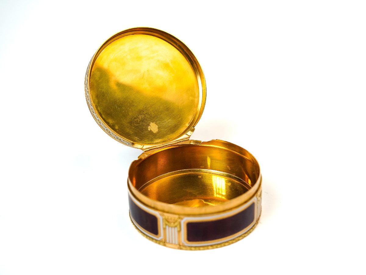 Tabacchiera in oro, smalti e miniatura – Ginevra, ca. 1785-photo-3