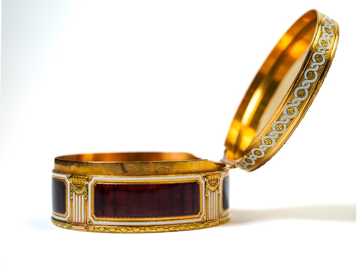 Tabacchiera in oro, smalti e miniatura – Ginevra, ca. 1785-photo-6