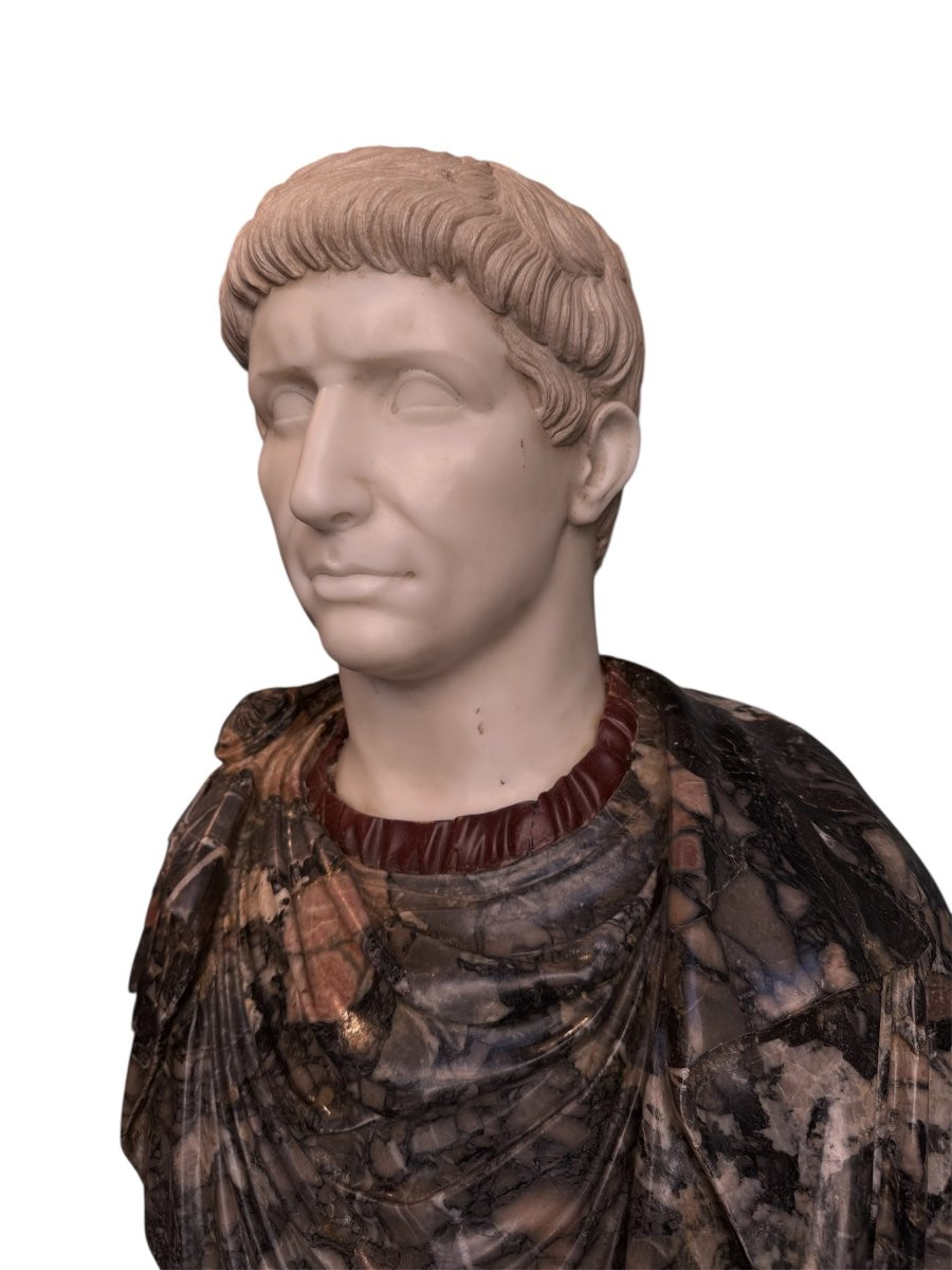 Busto di imperatore romano, forse Traiano-photo-4
