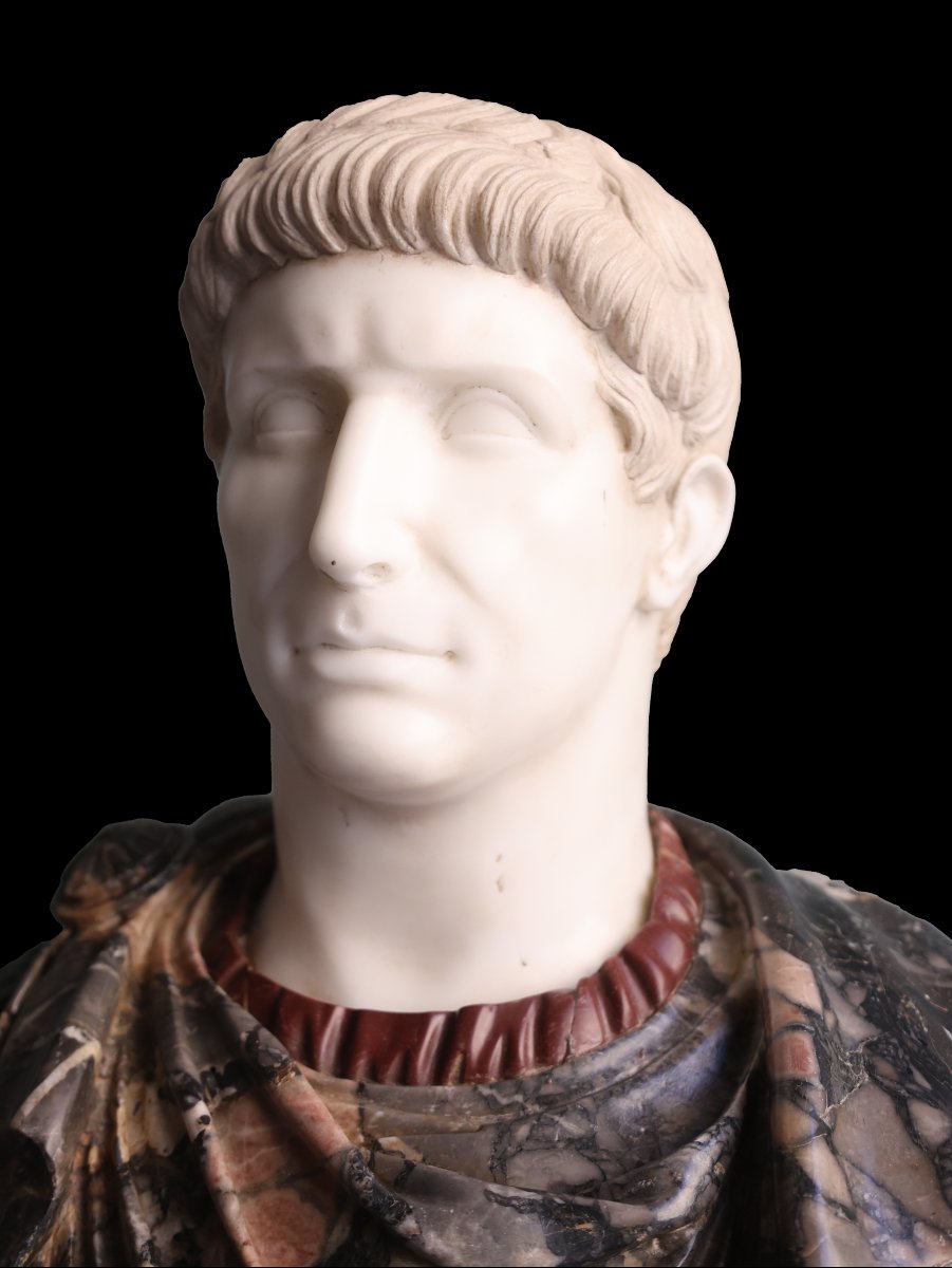 Busto di imperatore romano, forse Traiano-photo-3