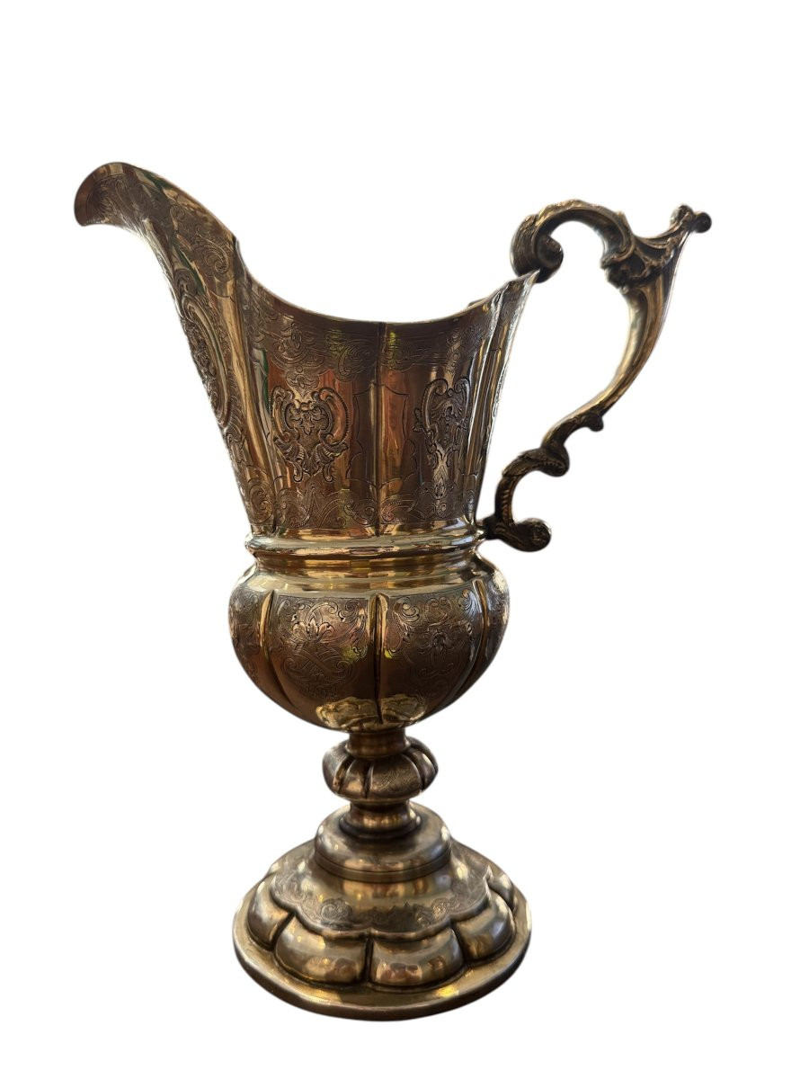 Caraffa in argento sbalzato e cesellato, Hansburg, ca. 1725–1730-photo-4