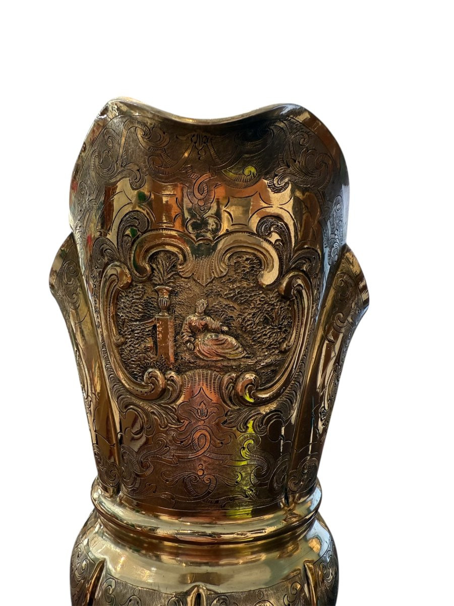 Caraffa in argento sbalzato e cesellato, Hansburg, ca. 1725–1730-photo-3