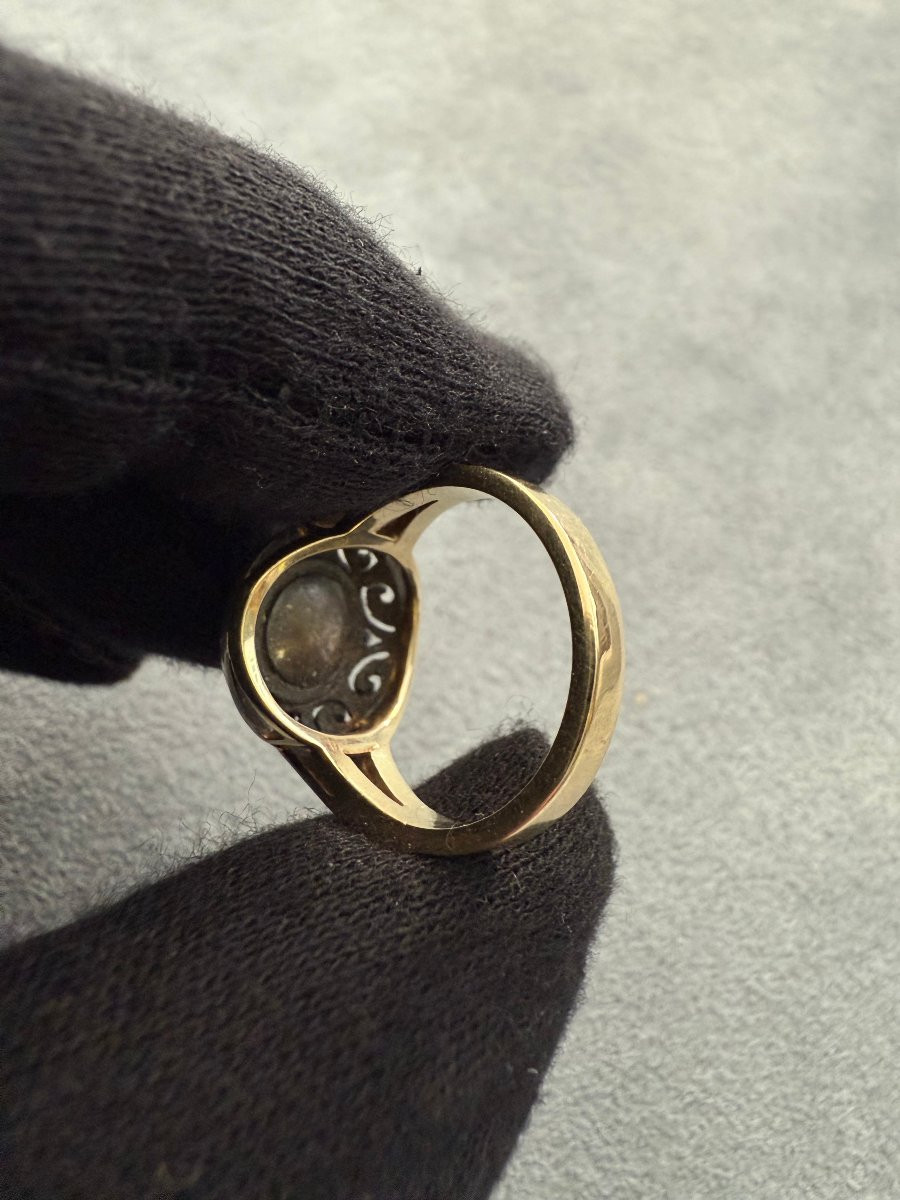 Anello antico con diamante – fine XVII / inizio XIX secolo-photo-3