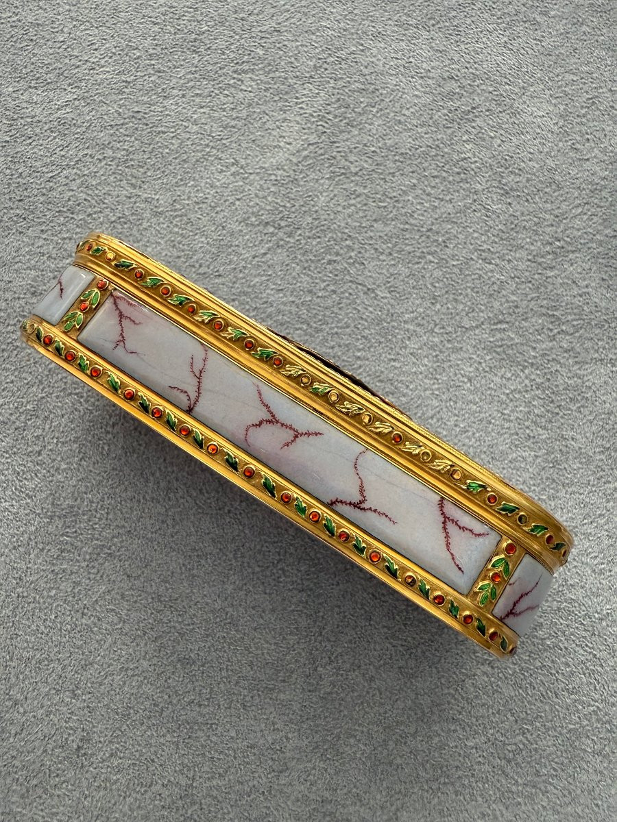 Tabacchiera in oro e smalti, Parigi, circa 1800-photo-4