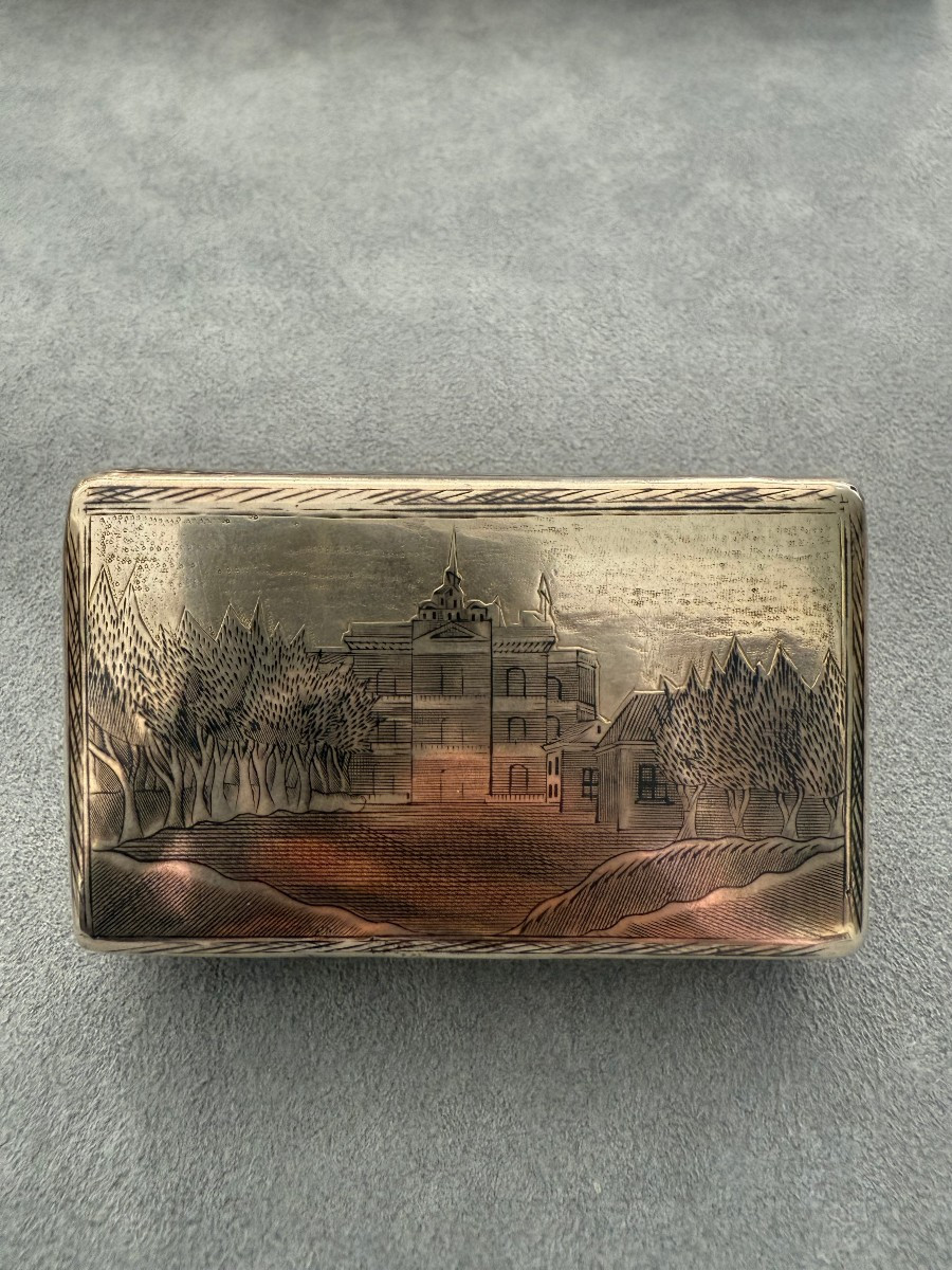 Scatolina in argento niellato, Mosca, 1852-photo-3