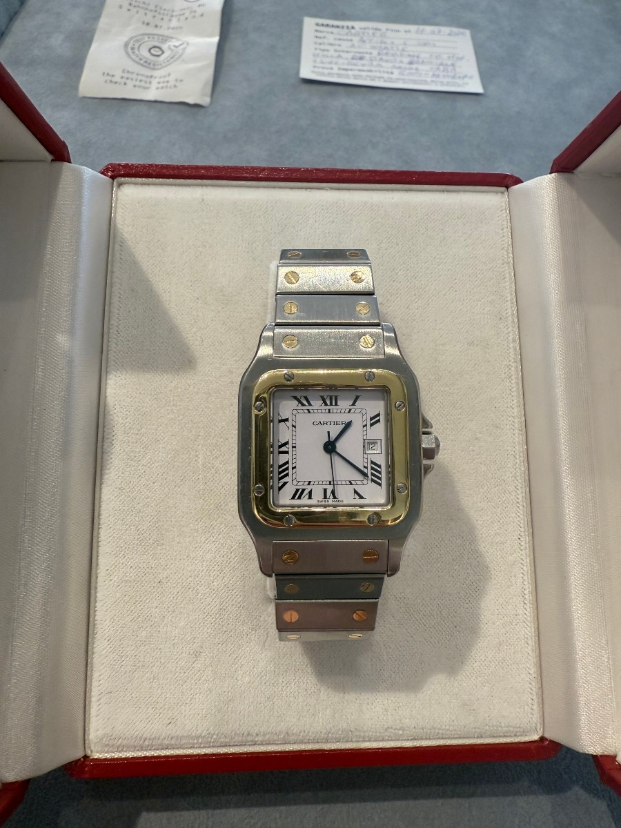 Cartier Santos Galbée Automatico 29 mm – Acciaio e Oro