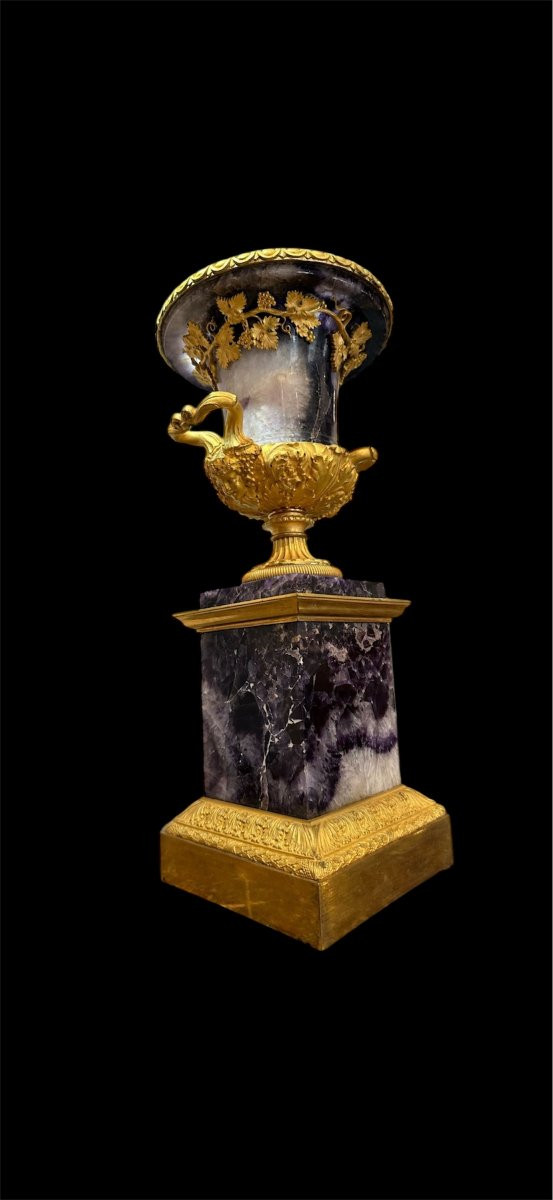  Coppia di cassolette  in stile neoclassico-photo-2