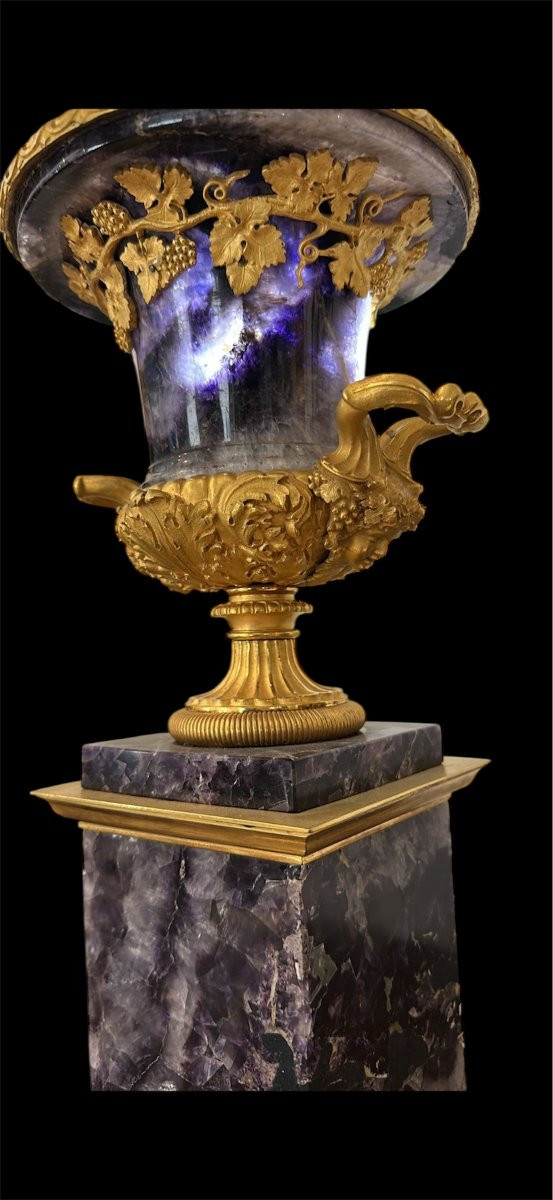  Coppia di cassolette  in stile neoclassico-photo-3
