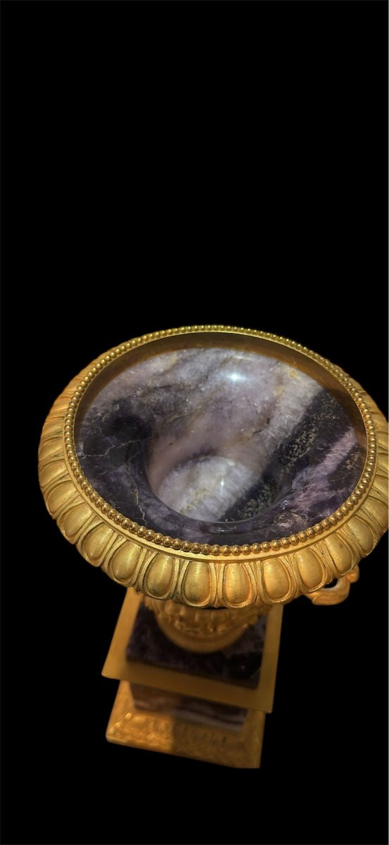  Coppia di cassolette  in stile neoclassico-photo-4