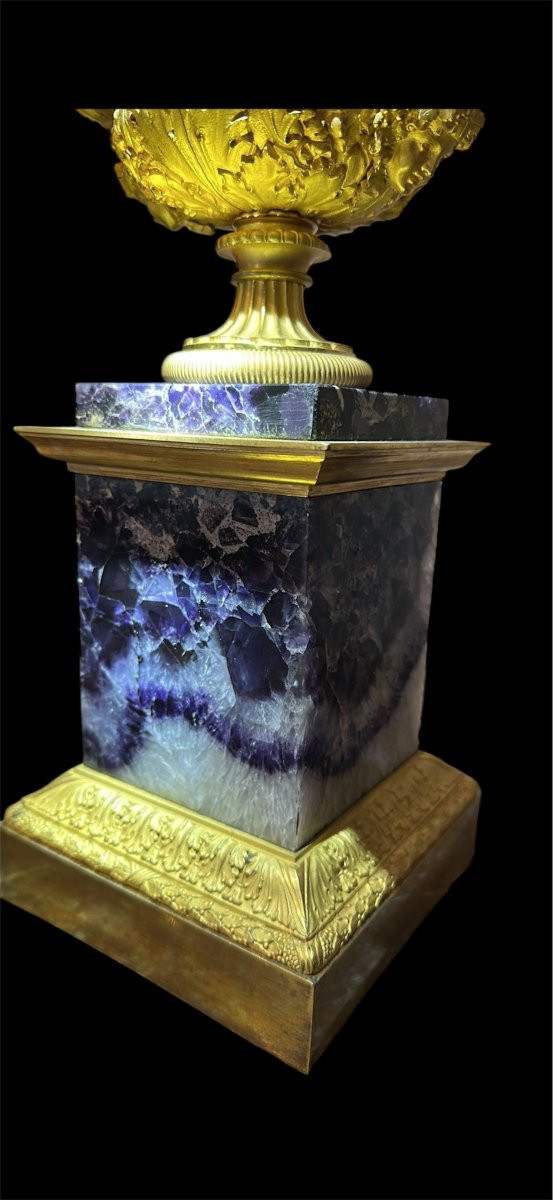  Coppia di cassolette  in stile neoclassico-photo-5