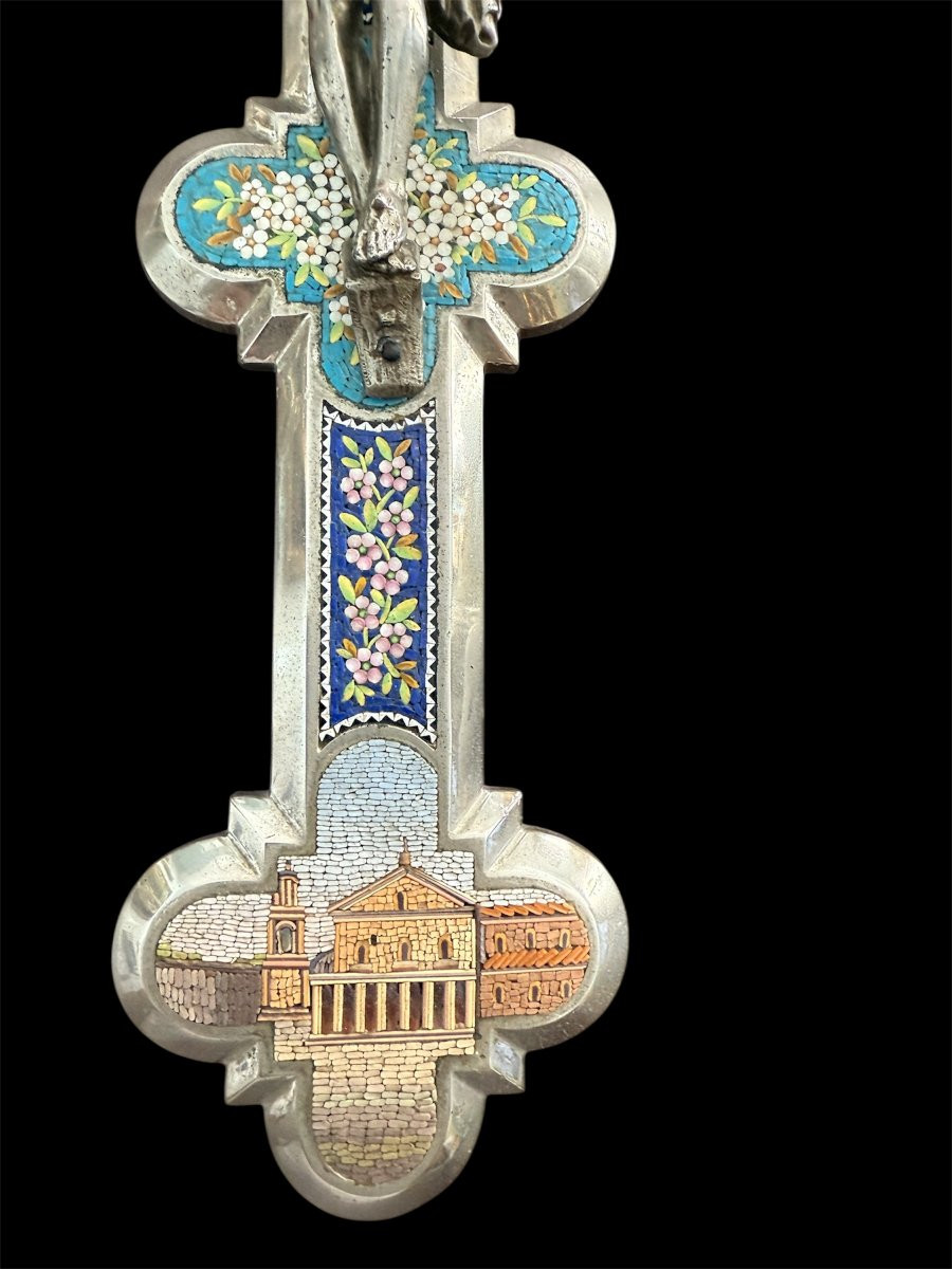 Crocifisso con micromosaici-photo-2