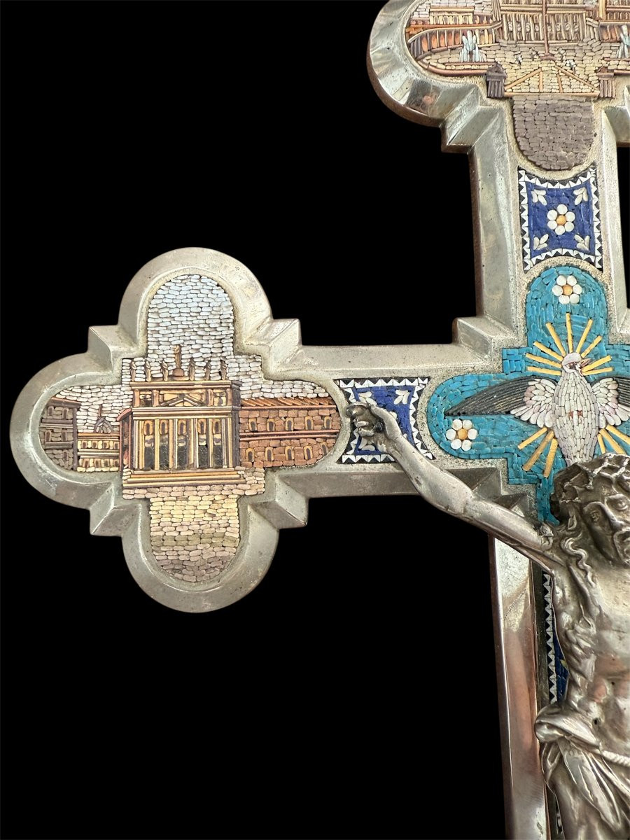 Crocifisso con micromosaici-photo-3