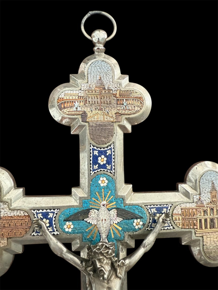 Crocifisso con micromosaici-photo-4