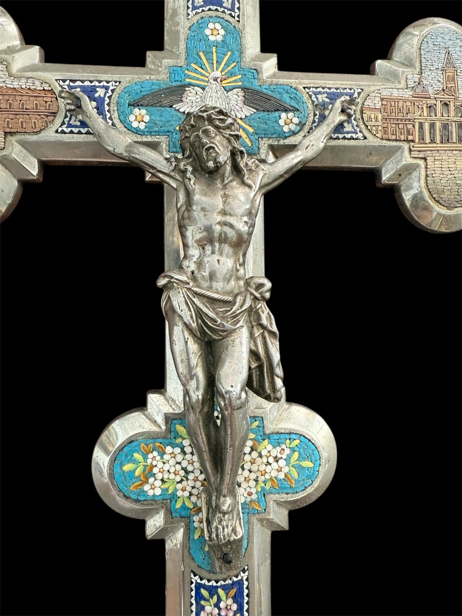 Crocifisso con micromosaici-photo-2