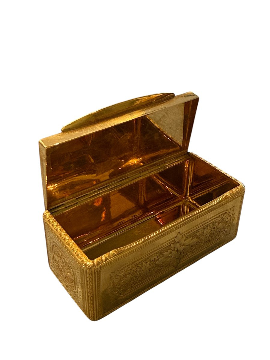 Tabacchiera in oro con cammeo – Francia, ca. 1780-1790-photo-3