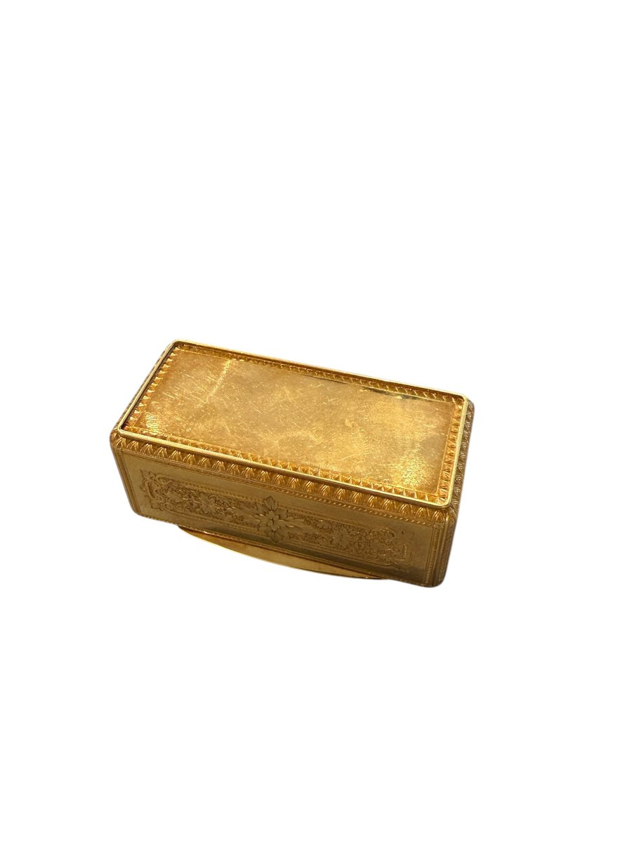 Tabacchiera in oro con cammeo – Francia, ca. 1780-1790-photo-3
