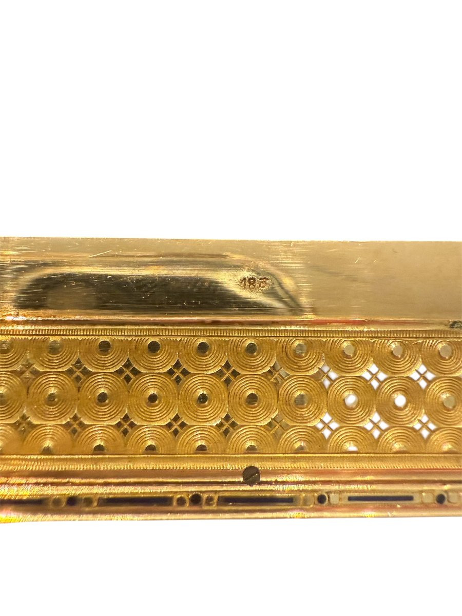 Tabacchiera musicale in oro 18 carati e smalti – Georges Raymond Lamy & Cie, Ginevra, ca. 1825–-photo-8