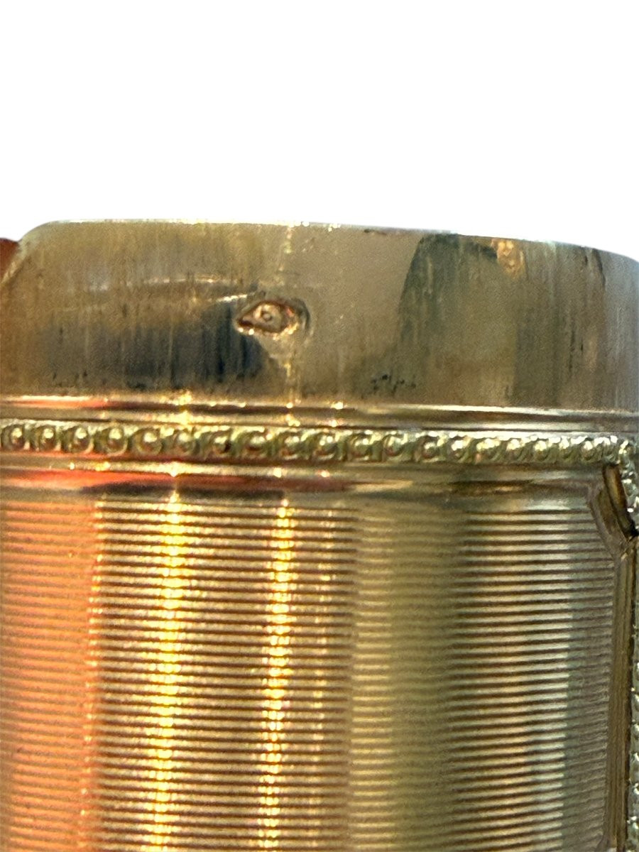 Tabacchiera ovale in oro con smalto figurato, Francia, fine XVIII – inizi XIX secolo-photo-6