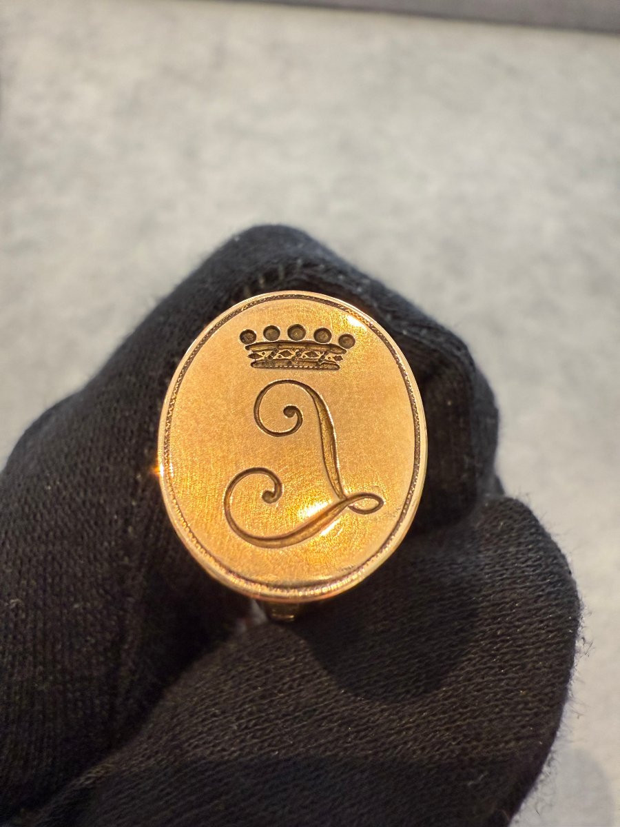 Etui “nécessaire à écrire” in oro inciso e guilloché-photo-4