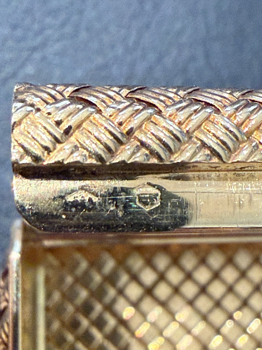 Tabacchiera francese in oro 18 carati-photo-1