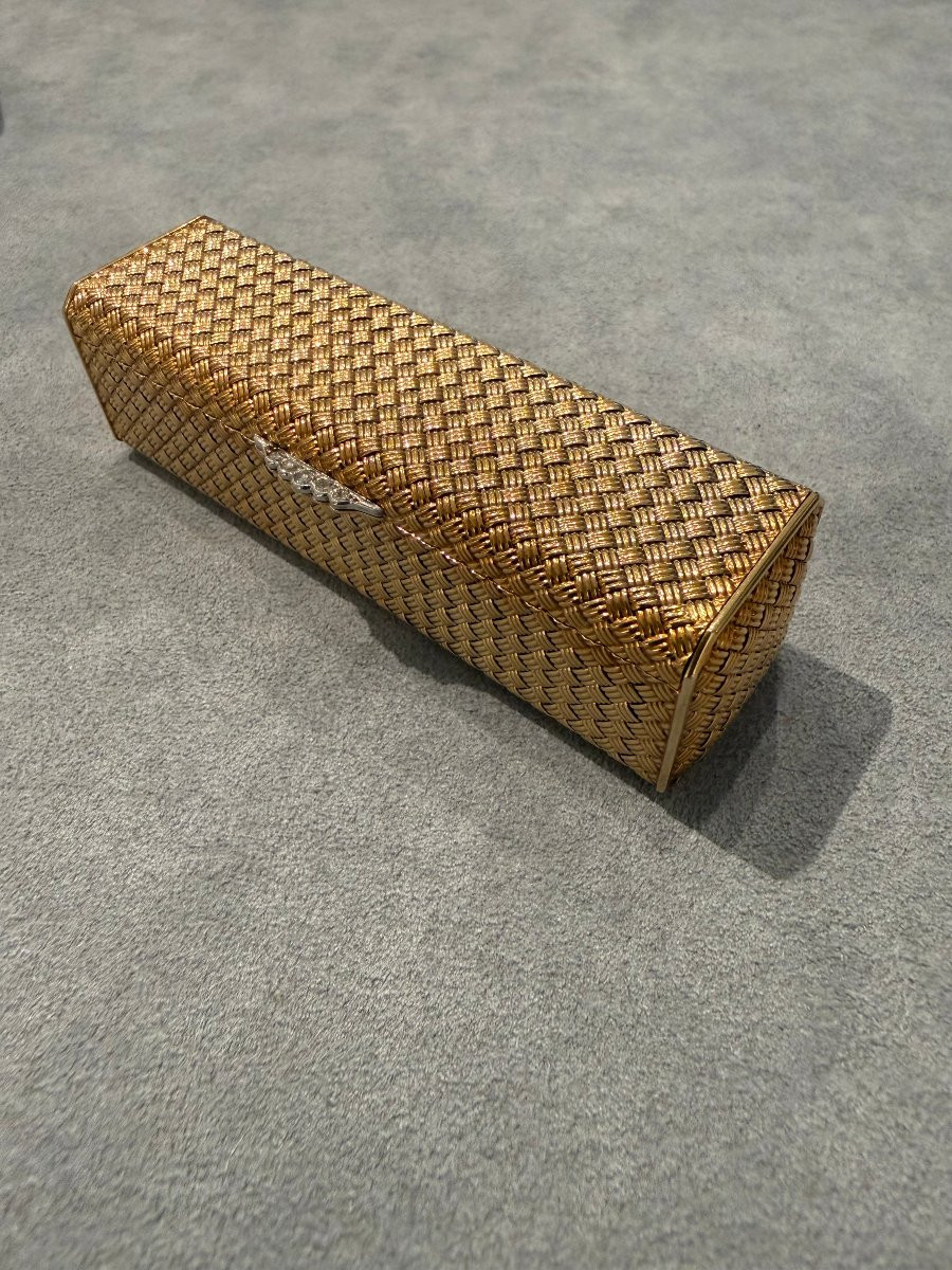 Tabacchiera francese in oro 18 carati-photo-2