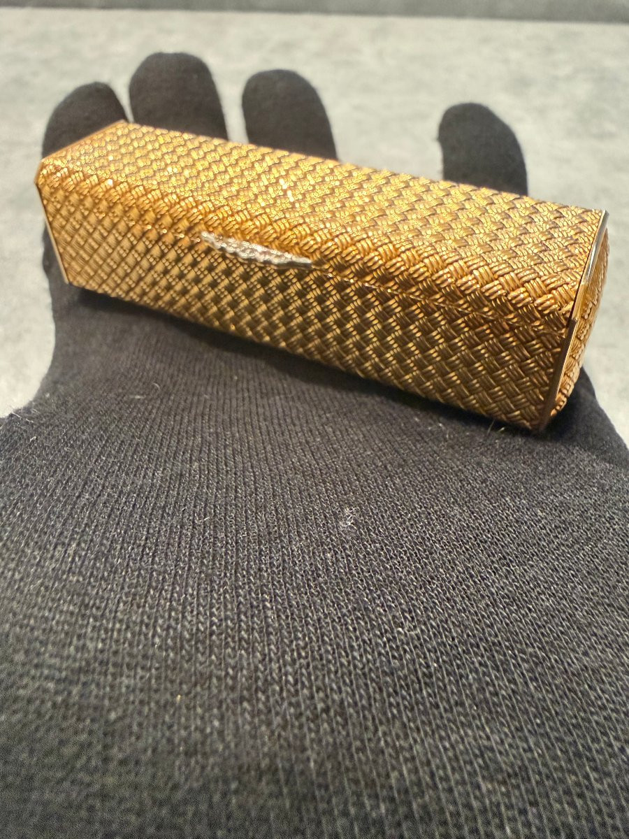 Tabacchiera francese in oro 18 carati-photo-5