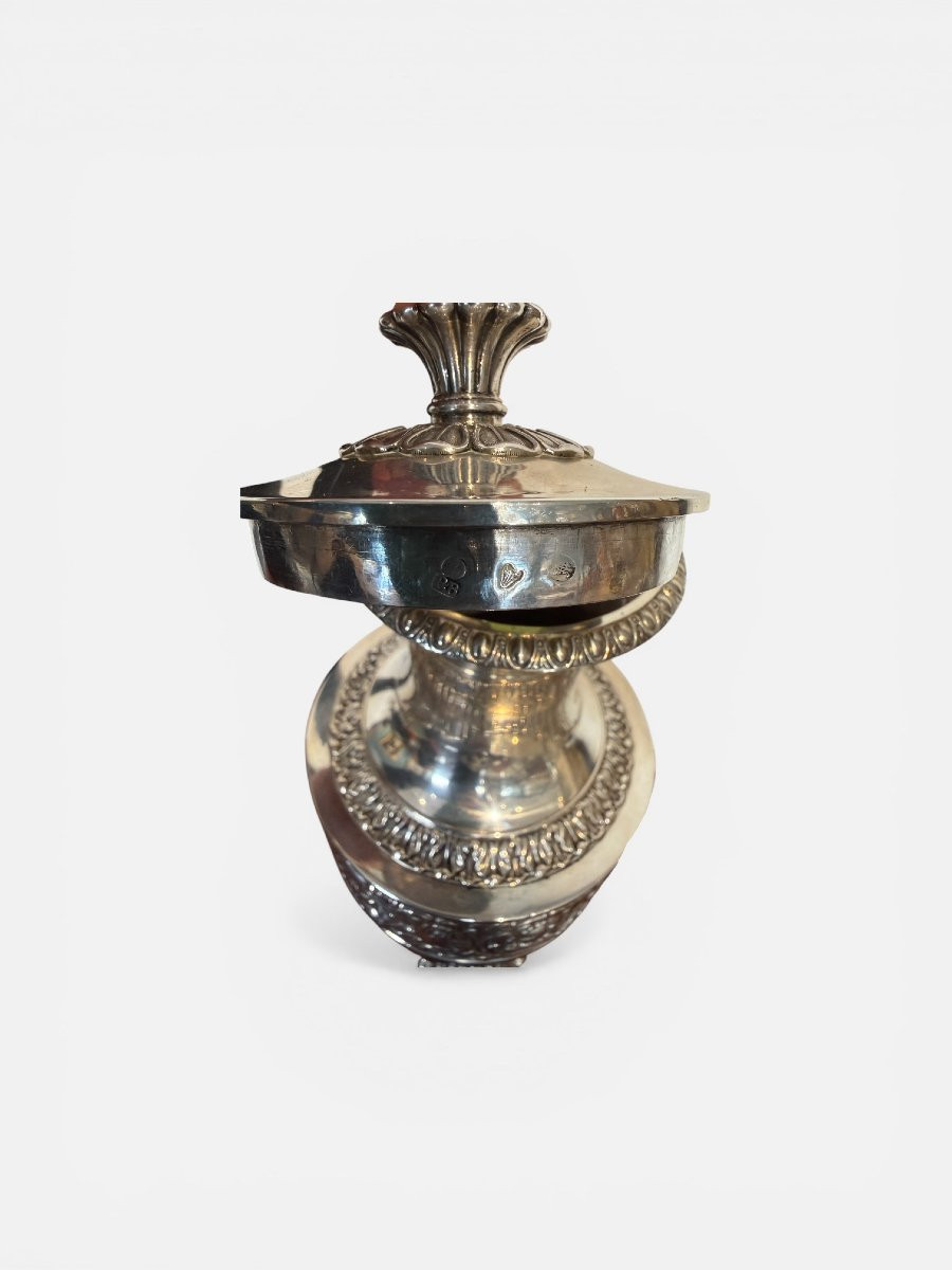 Caffettiera in argento di Pietro Borrani, Torino, circa 1840-photo-3