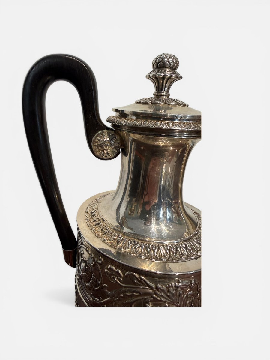 Caffettiera in argento di Pietro Borrani, Torino, circa 1840-photo-2