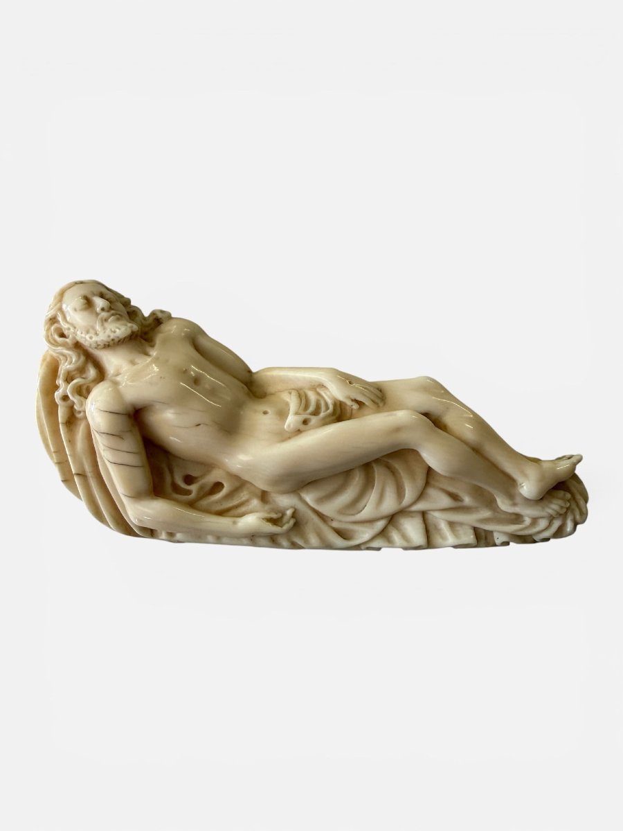 Cristo morto in avorio scolpito – Germania, fine XVIII – inizi XIX secolo