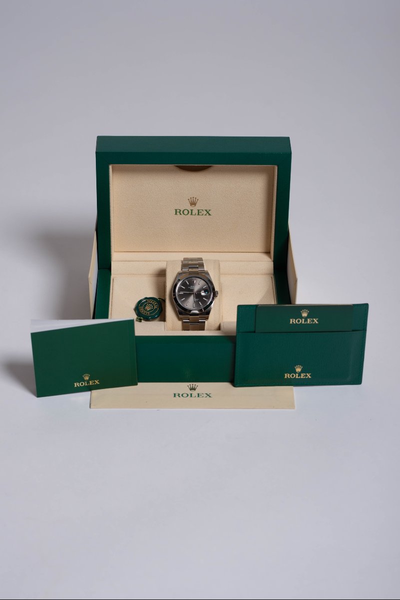 Rolex Oyster Perpetual Datejust 41 Ref. 126300 – Full Set – Mai Indossato (2022)-photo-2