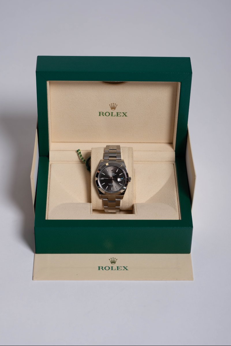 Rolex Oyster Perpetual Datejust 41 Ref. 126300 – Full Set – Mai Indossato (2022)-photo-4