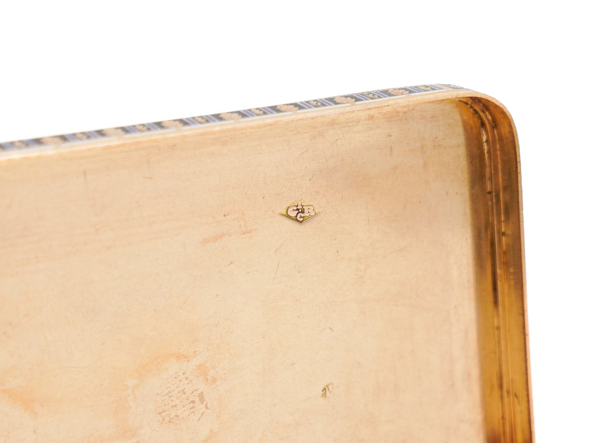 Tabacchiera in oro e smalti policromi, Jean George Rémond & Compagnie, Ginevra, 1804–1811-photo-1