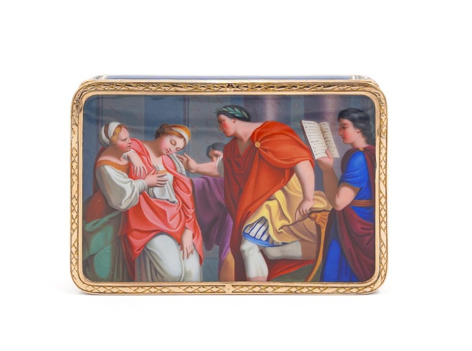 Tabacchiera in oro e smalti policromi, Jean George Rémond & Compagnie, Ginevra, 1804–1811-photo-2