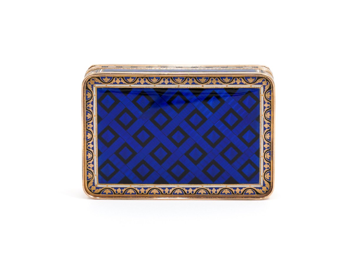 Tabacchiera in oro e smalti policromi, Jean George Rémond & Compagnie, Ginevra, 1804–1811-photo-3